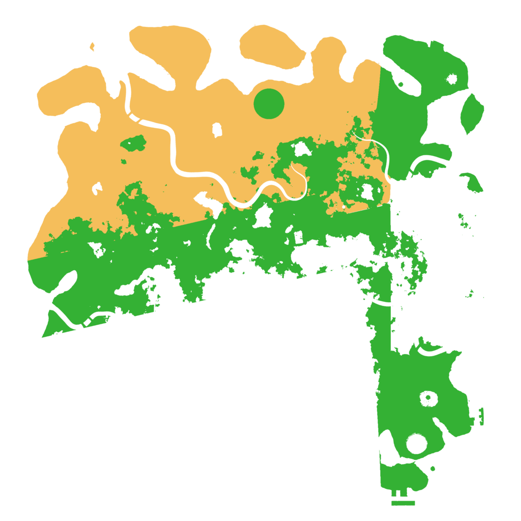 Biome Rust Map: Procedural Map, Size: 4500, Seed: 625574098