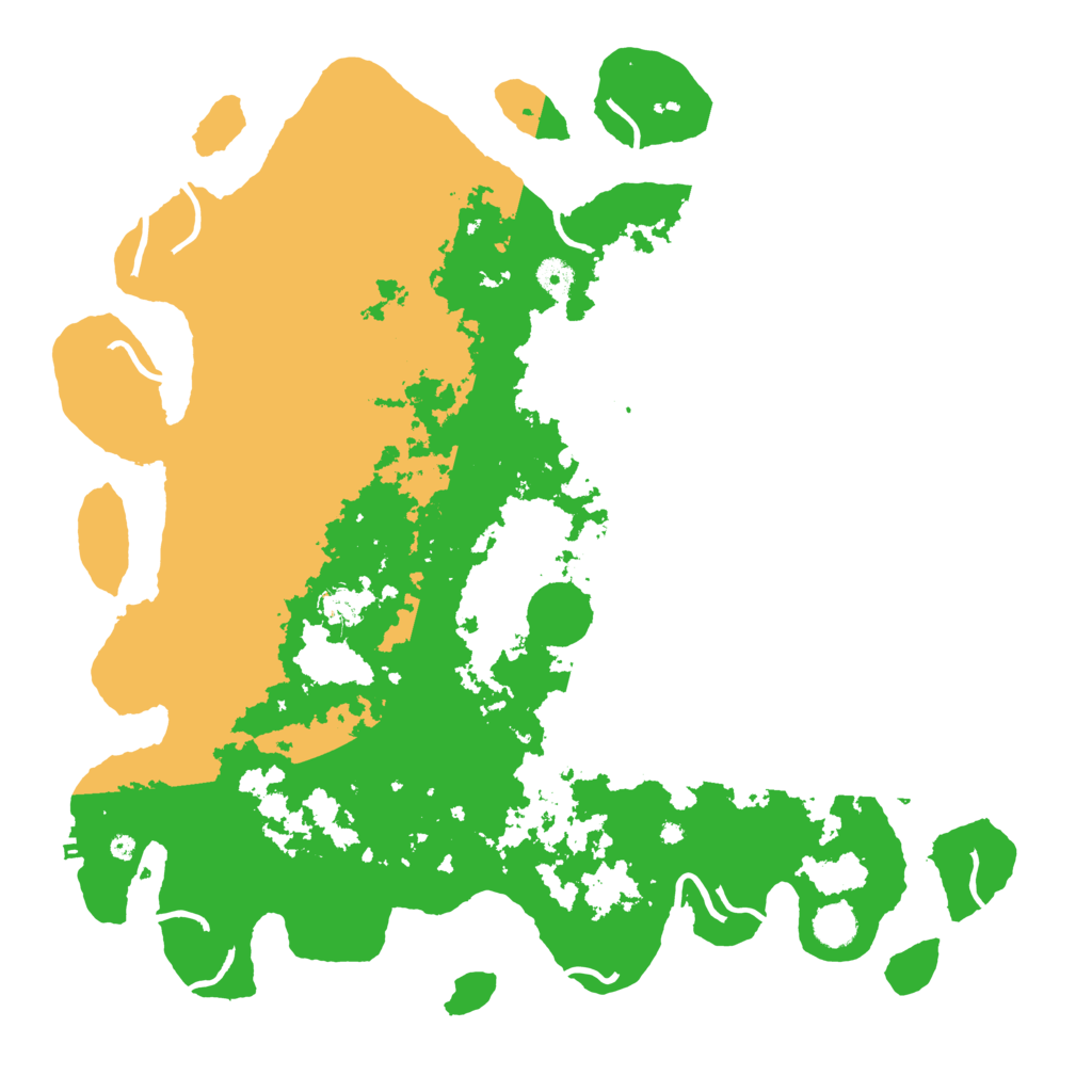 Biome Rust Map: Procedural Map, Size: 4500, Seed: 383770744