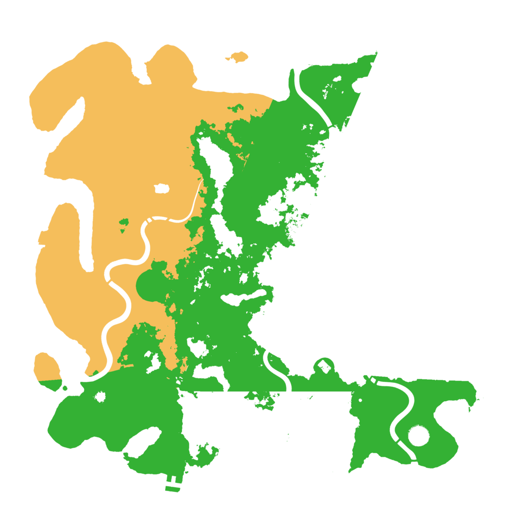 Biome Rust Map: Procedural Map, Size: 4400, Seed: 1975365489