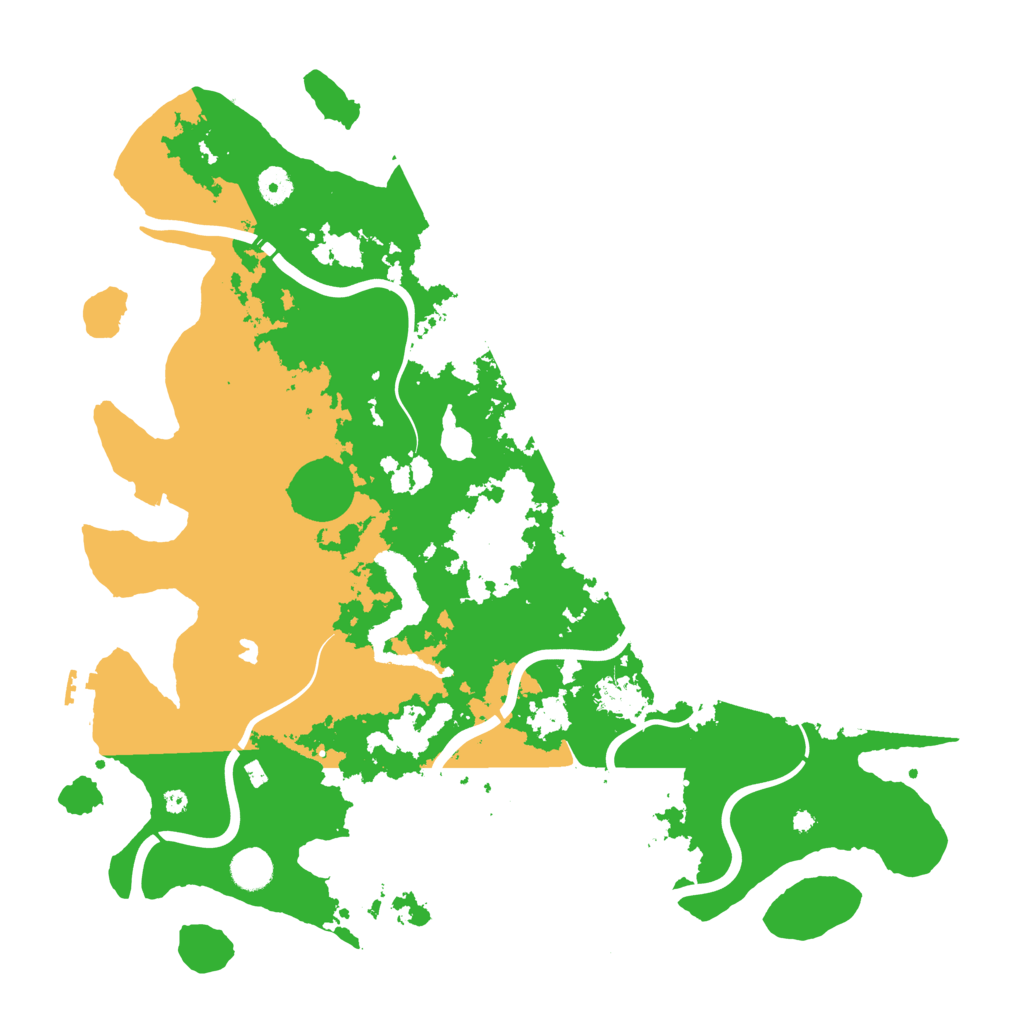 Biome Rust Map: Procedural Map, Size: 4350, Seed: 1348367860