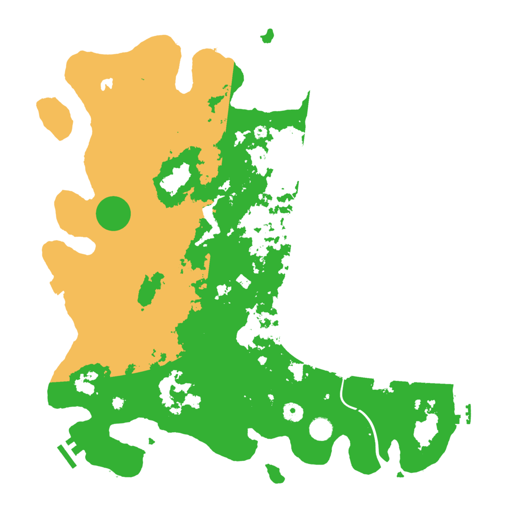 Biome Rust Map: Procedural Map, Size: 4000, Seed: 55321