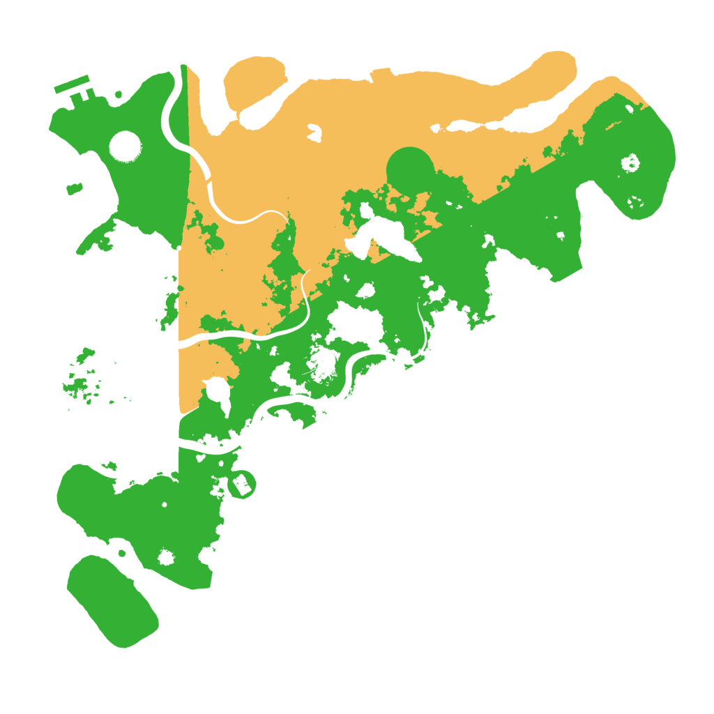 Biome Rust Map: Procedural Map, Size: 4000, Seed: 549293763