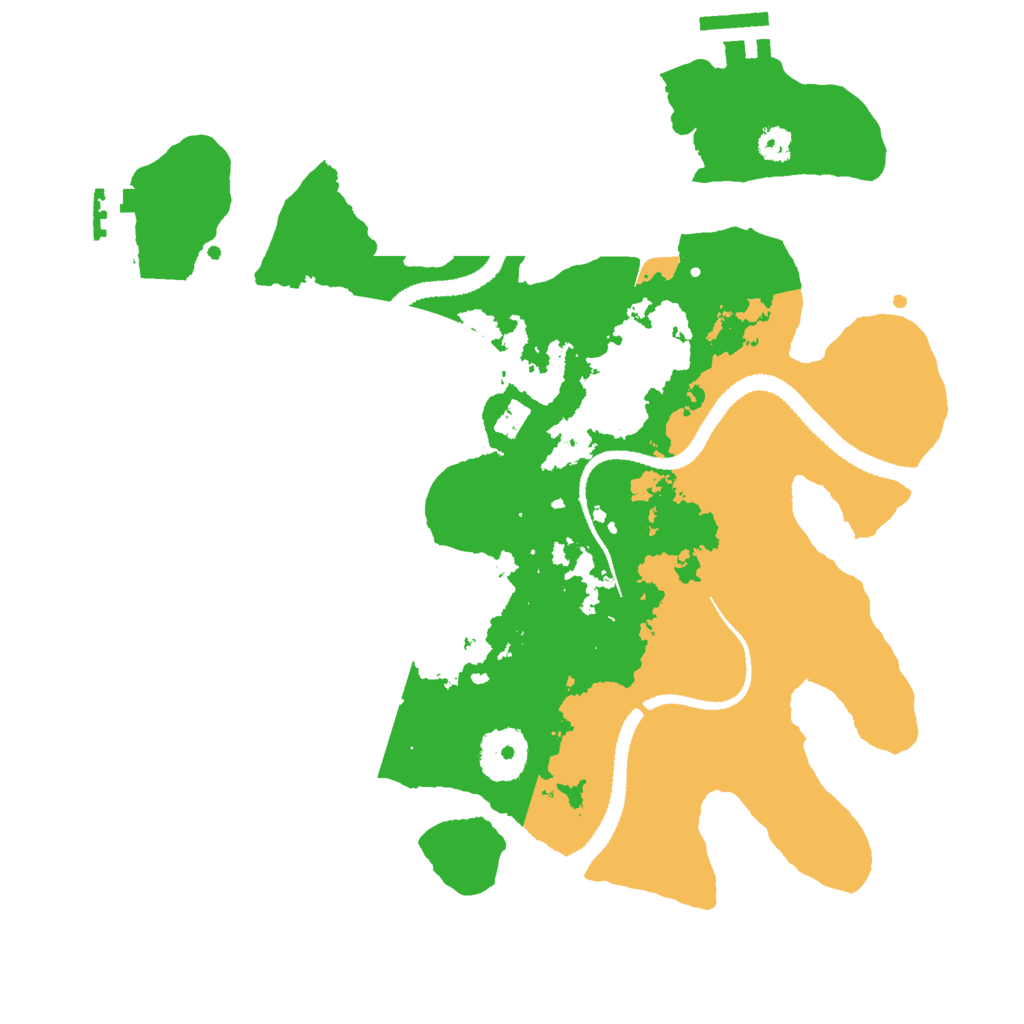 Biome Rust Map: Procedural Map, Size: 3000, Seed: 400607776