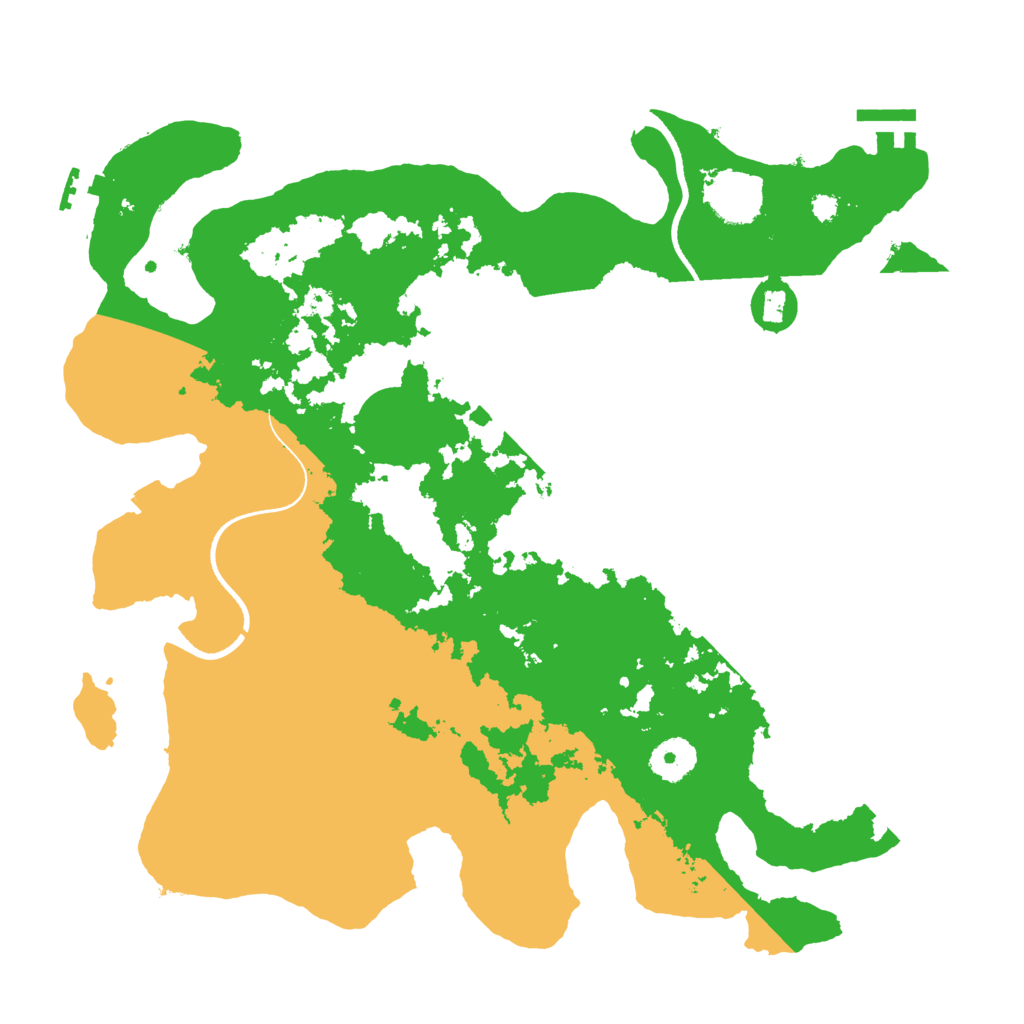 Biome Rust Map: Procedural Map, Size: 3500, Seed: 1444450694