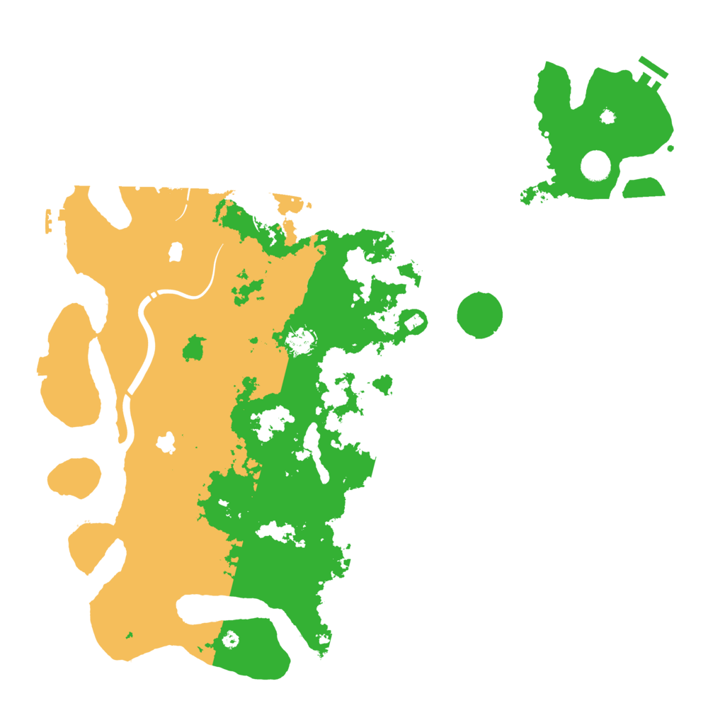 Biome Rust Map: Procedural Map, Size: 4500, Seed: 955878935