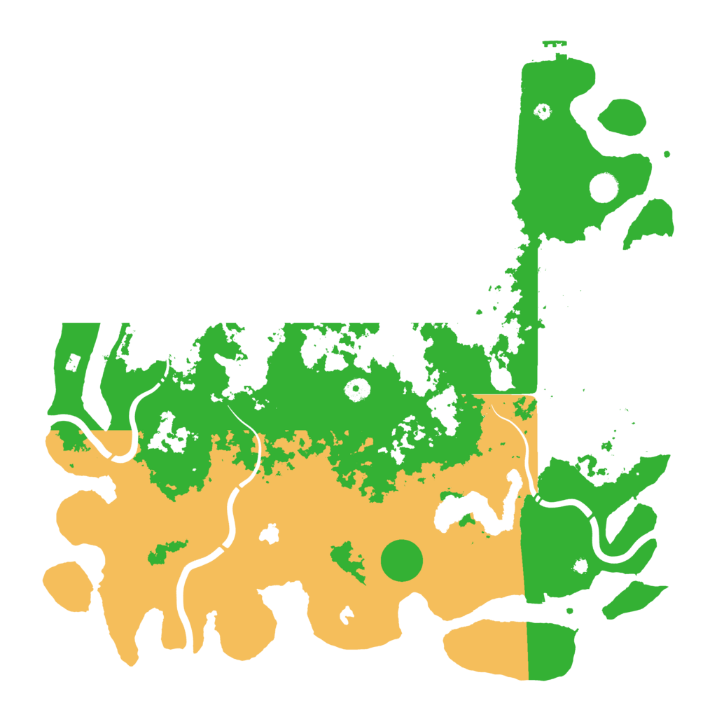Biome Rust Map: Procedural Map, Size: 4500, Seed: 1474992241