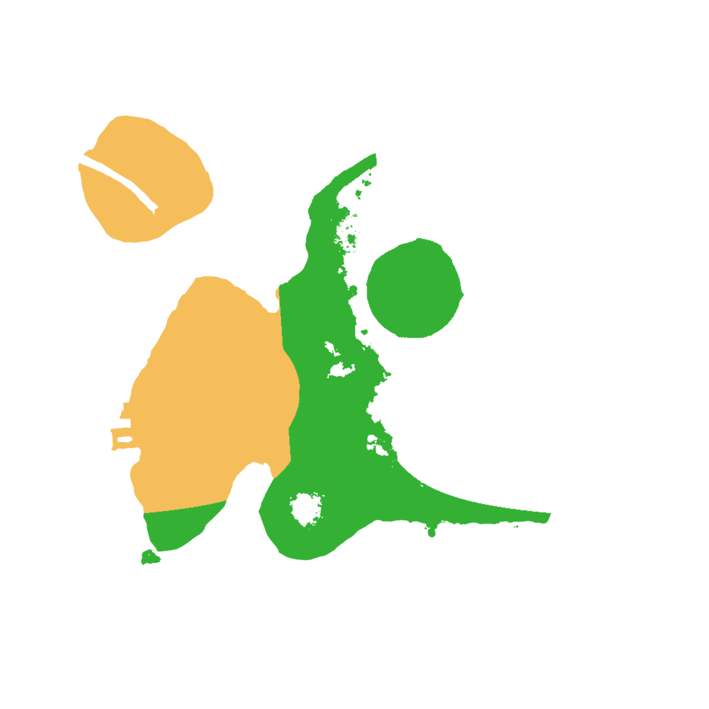 Biome Rust Map: Procedural Map, Size: 2000, Seed: 8647376