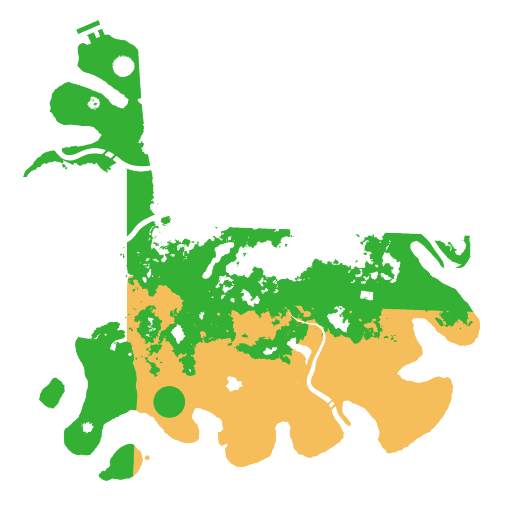 Biome Rust Map: Procedural Map, Size: 4250, Seed: 100184