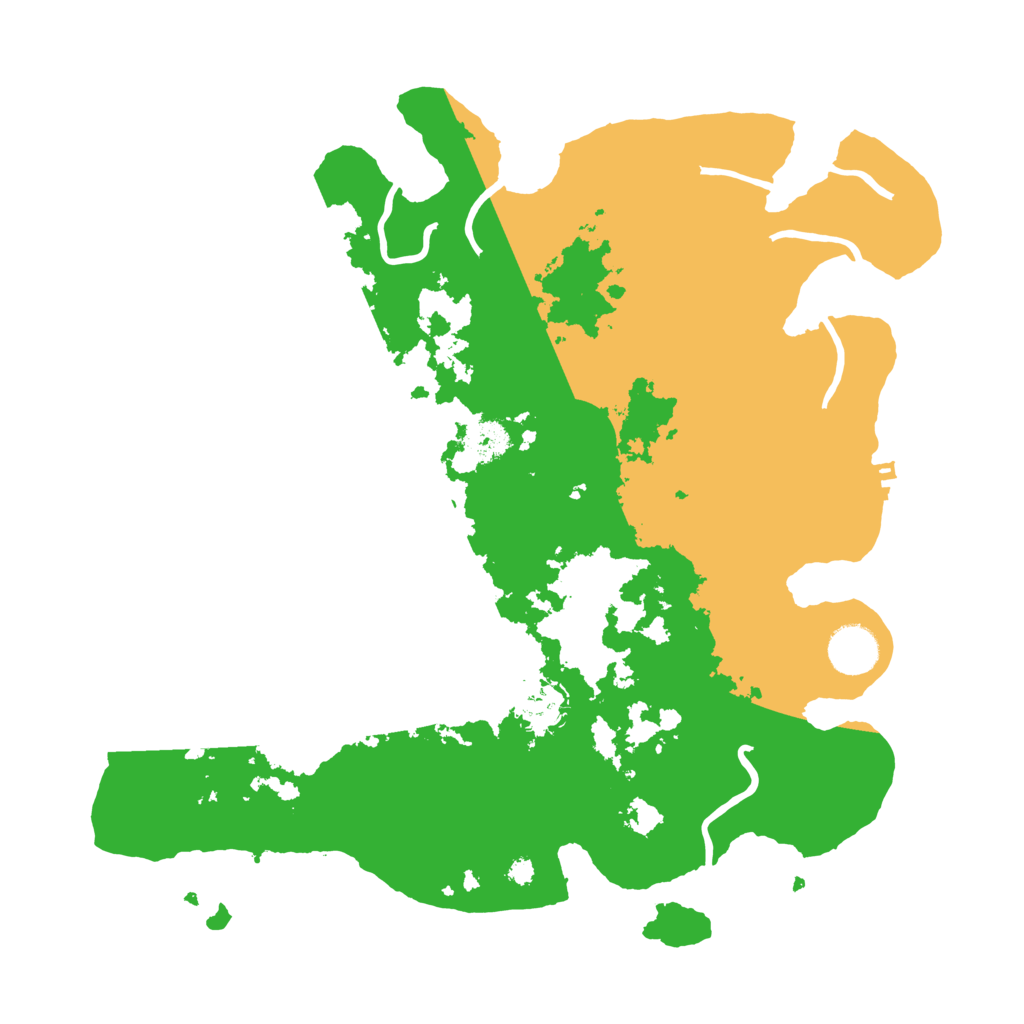 Biome Rust Map: Procedural Map, Size: 3600, Seed: 1910050679