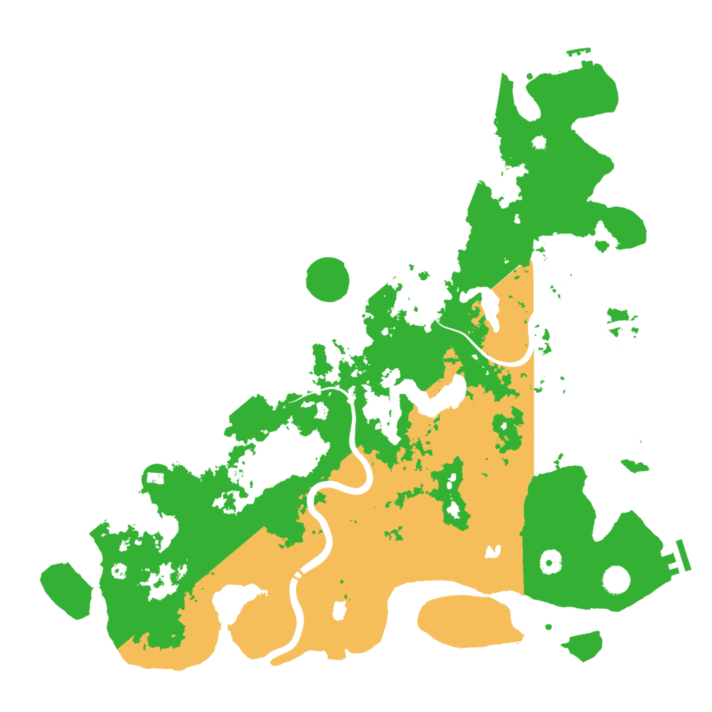 Biome Rust Map: Procedural Map, Size: 4500, Seed: 2127322234