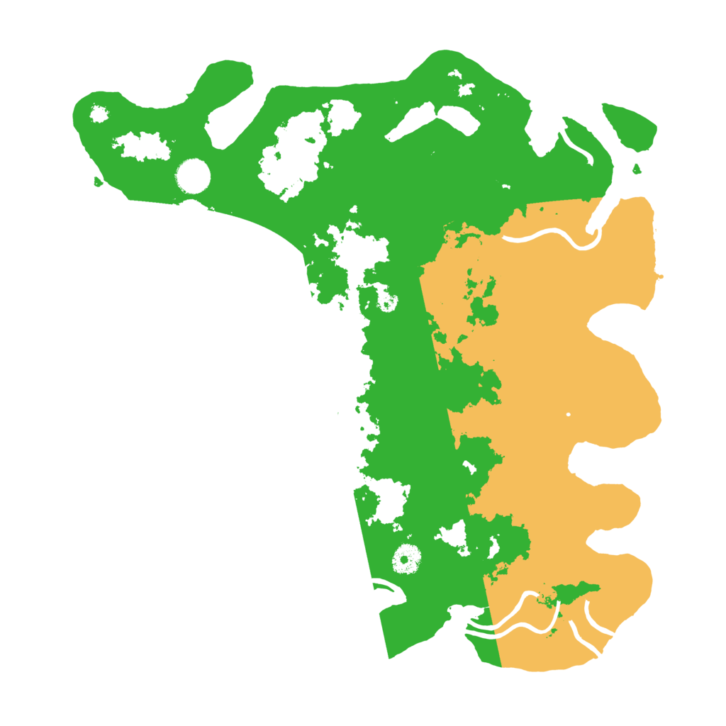 Biome Rust Map: Procedural Map, Size: 3700, Seed: 467523507