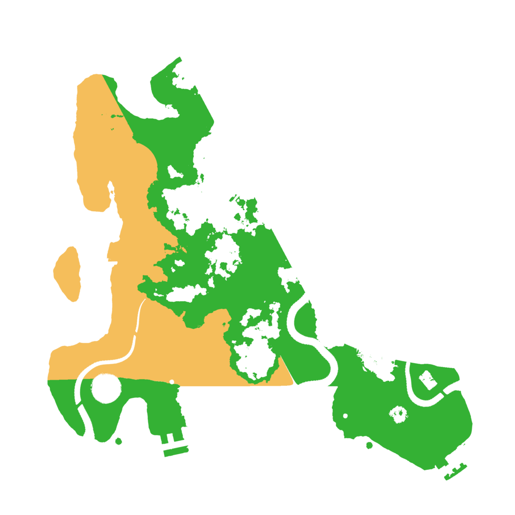 Biome Rust Map: Procedural Map, Size: 3100, Seed: 450139598