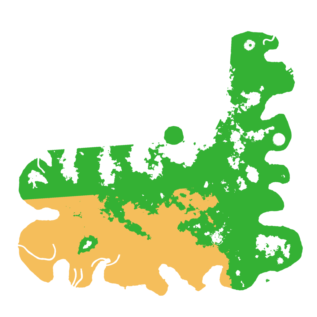 Biome Rust Map: Procedural Map, Size: 4500, Seed: 56844567