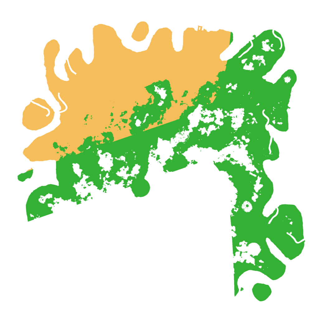 Biome Rust Map: Procedural Map, Size: 4567, Seed: 314589793