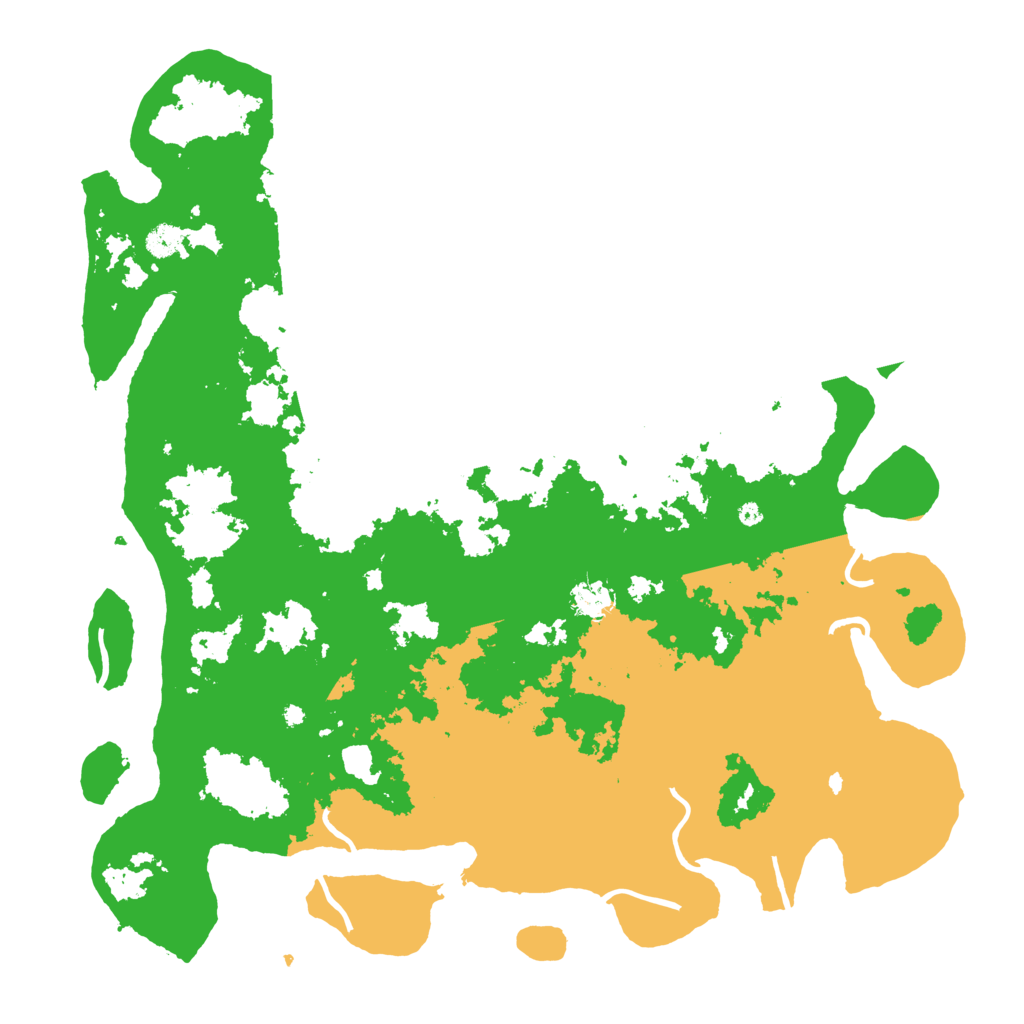 Biome Rust Map: Procedural Map, Size: 4500, Seed: 2031230536