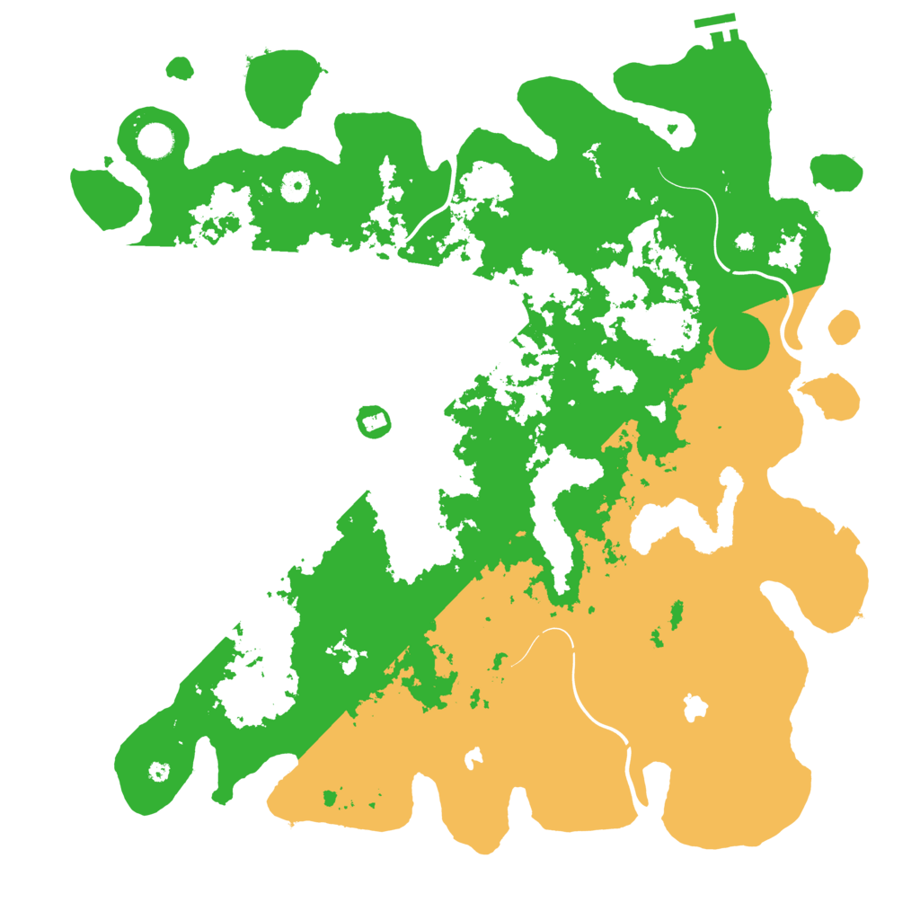 Biome Rust Map: Procedural Map, Size: 4500, Seed: 288928031
