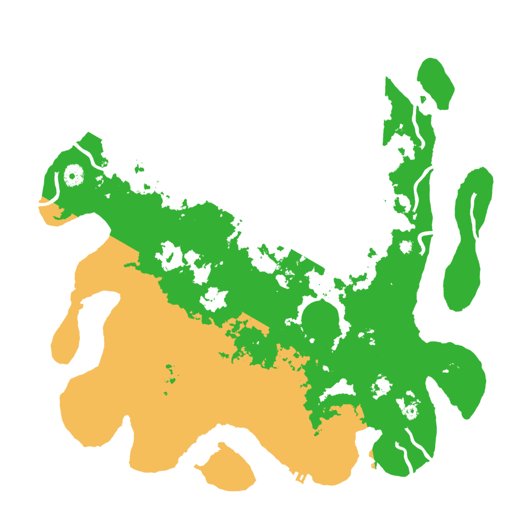 Biome Rust Map: Procedural Map, Size: 3700, Seed: 1579573226