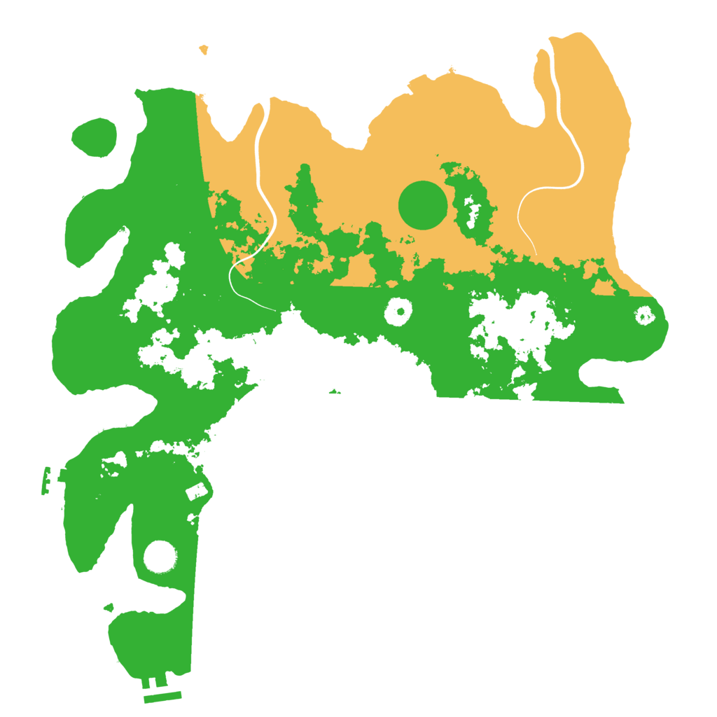 Biome Rust Map: Procedural Map, Size: 3850, Seed: 33823762
