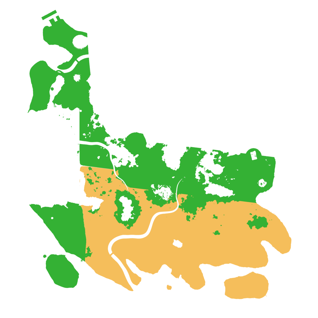 Biome Rust Map: Procedural Map, Size: 4000, Seed: 472765232