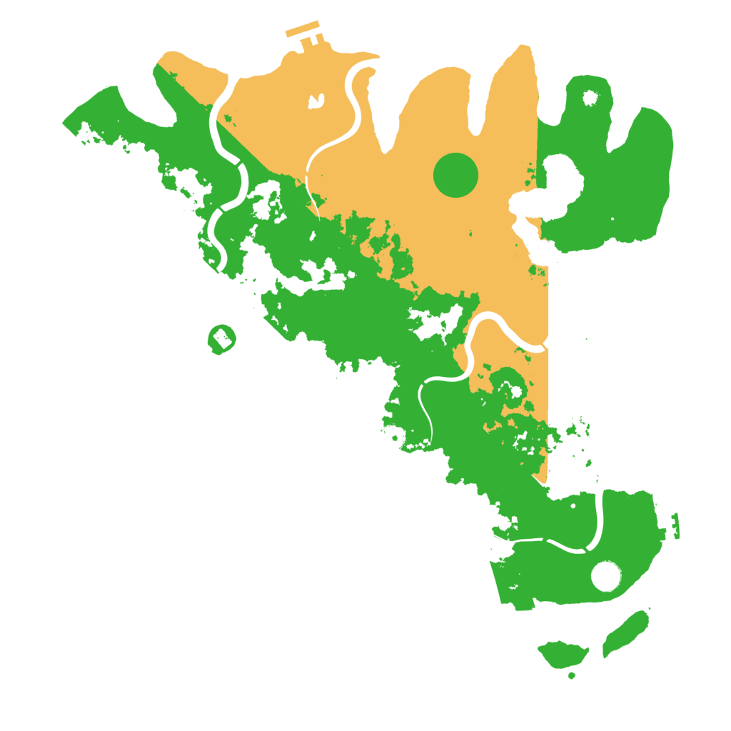 Biome Rust Map: Procedural Map, Size: 4300, Seed: 602