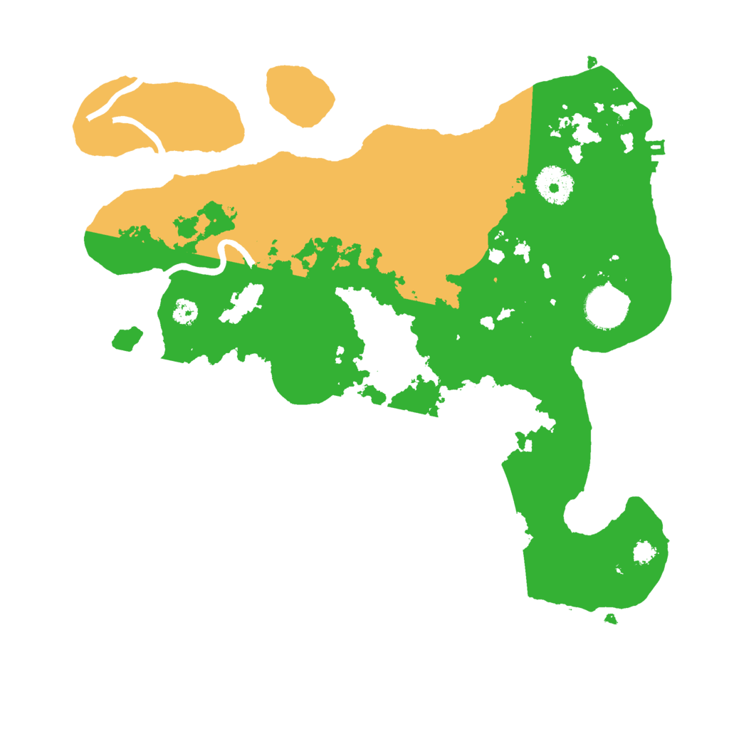 Biome Rust Map: Procedural Map, Size: 3000, Seed: 1413120898