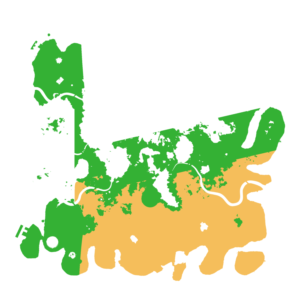 Biome Rust Map: Procedural Map, Size: 4500, Seed: 1754992499