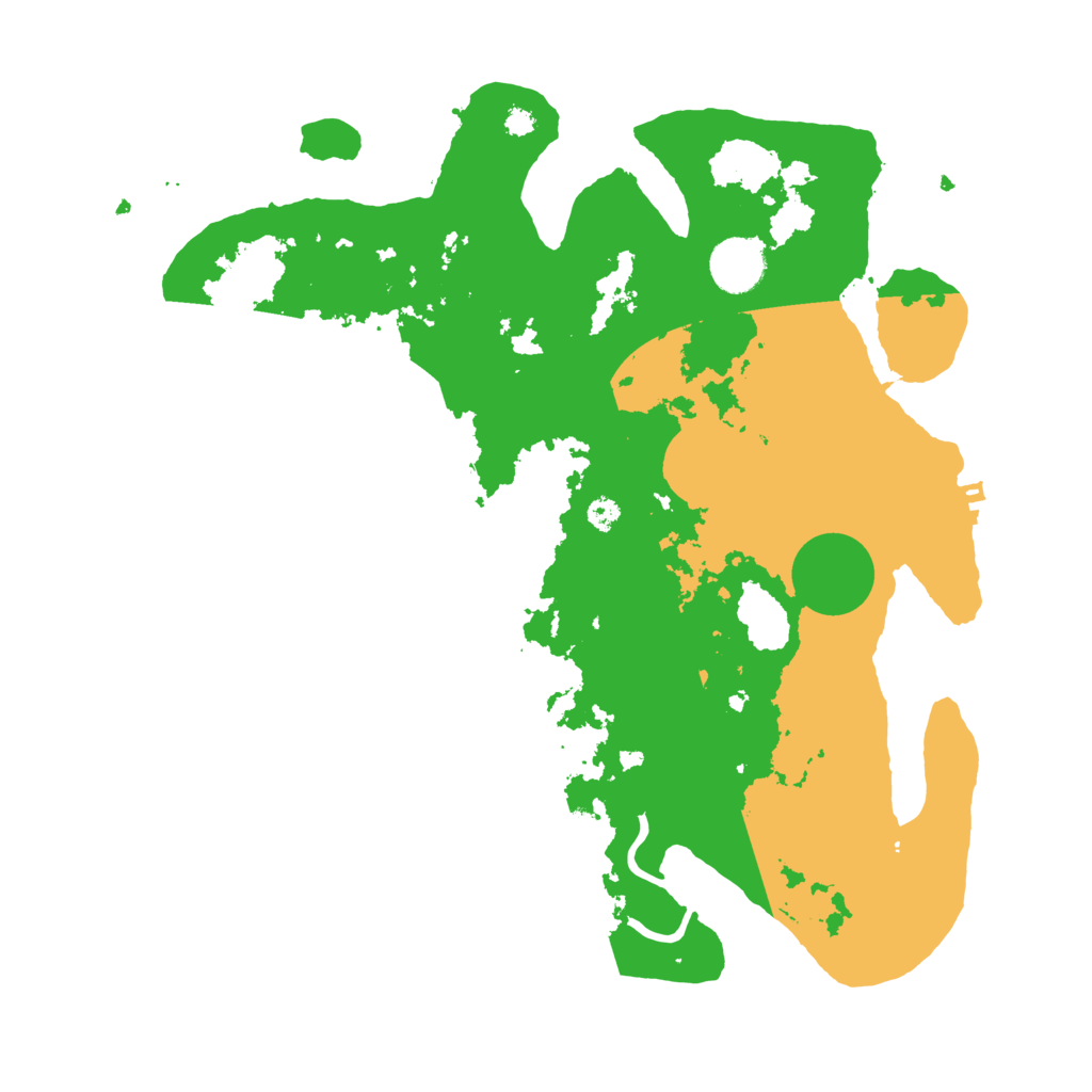 Biome Rust Map: Procedural Map, Size: 3500, Seed: 775532298
