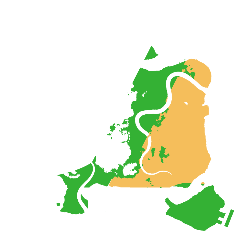 Biome Rust Map: Procedural Map, Size: 2800, Seed: 42