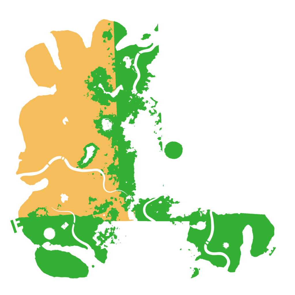 Biome Rust Map: Procedural Map, Size: 4500, Seed: 114981208