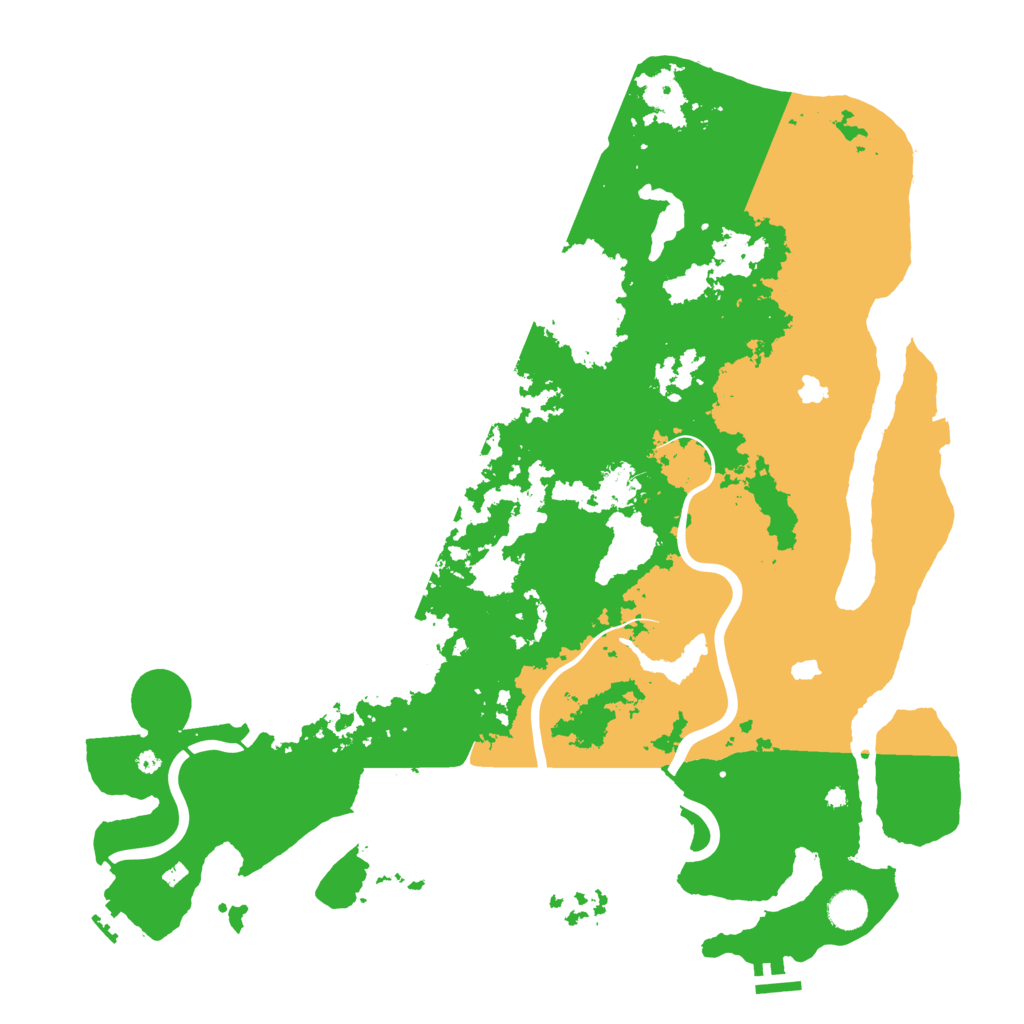 Biome Rust Map: Procedural Map, Size: 4500, Seed: 918674065
