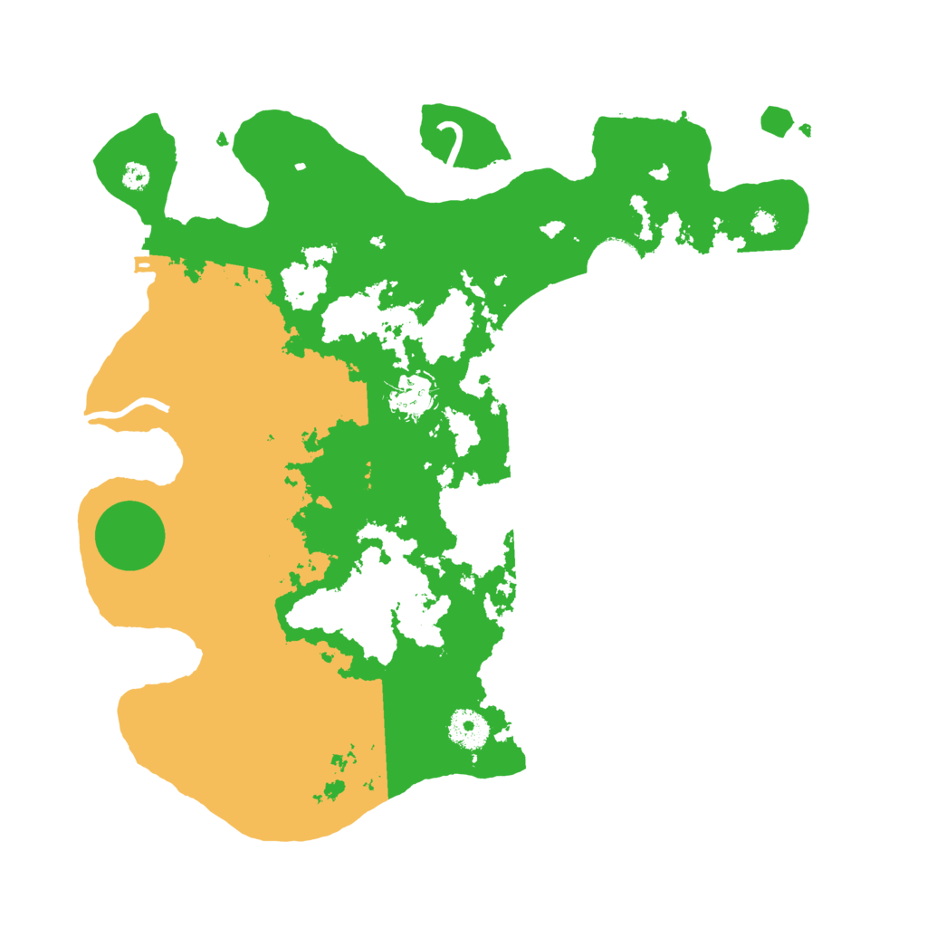 Biome Rust Map: Procedural Map, Size: 3500, Seed: 1687