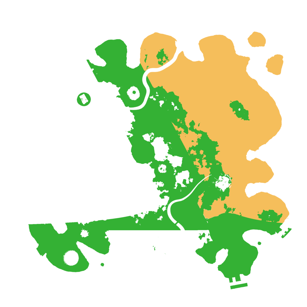 Biome Rust Map: Procedural Map, Size: 3600, Seed: 1297875138