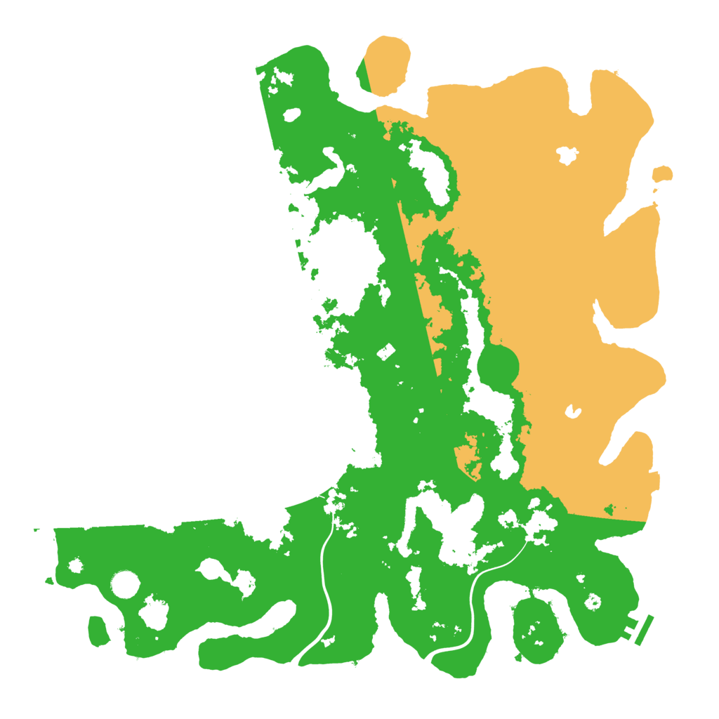 Biome Rust Map: Procedural Map, Size: 4500, Seed: 781883213