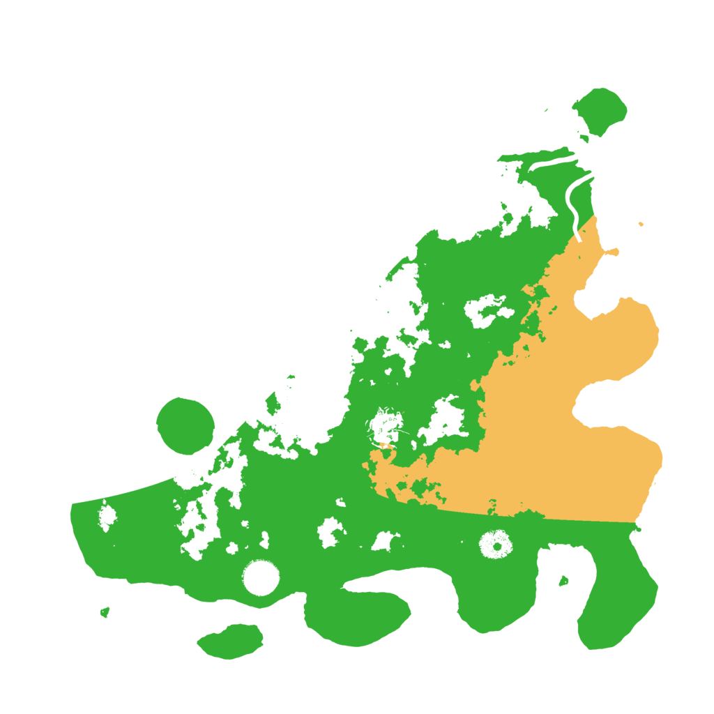 Biome Rust Map: Procedural Map, Size: 3500, Seed: 114623635