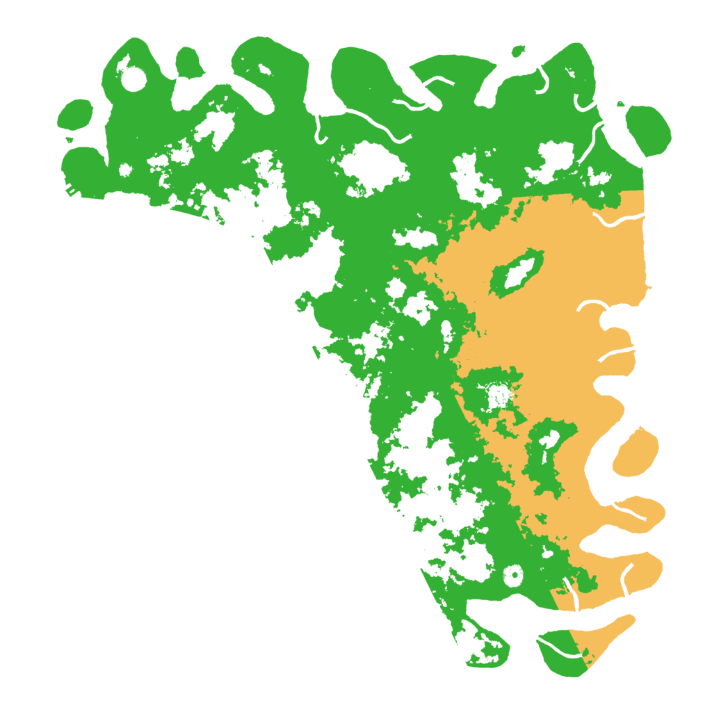 Biome Rust Map: Procedural Map, Size: 5000, Seed: 648544