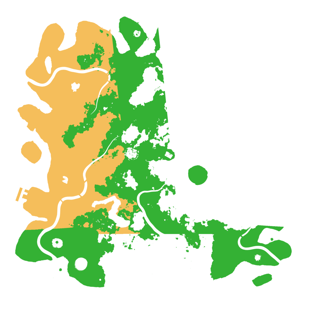 Biome Rust Map: Procedural Map, Size: 4500, Seed: 1450644141