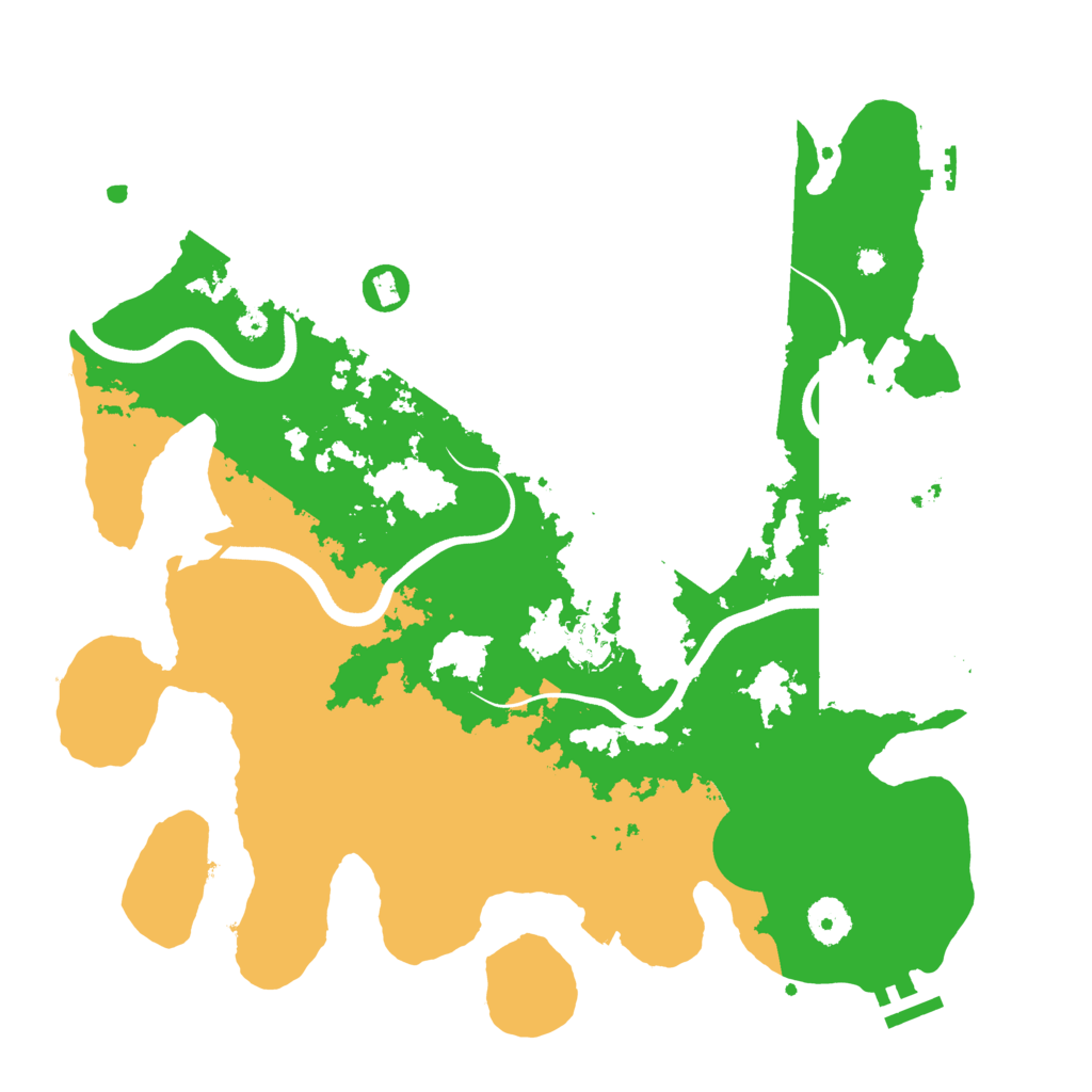 Biome Rust Map: Procedural Map, Size: 3700, Seed: 218703770