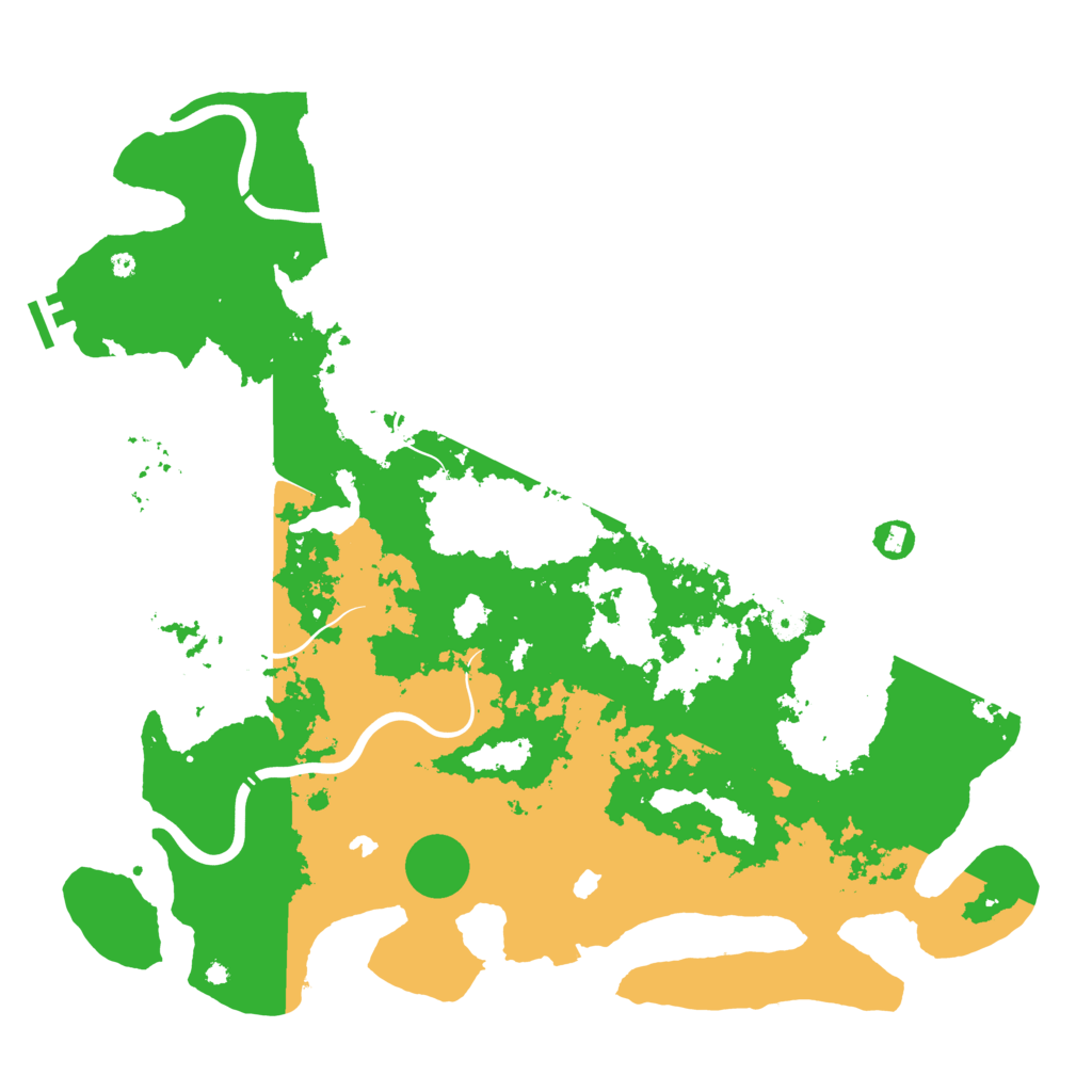 Biome Rust Map: Procedural Map, Size: 4500, Seed: 2018208281