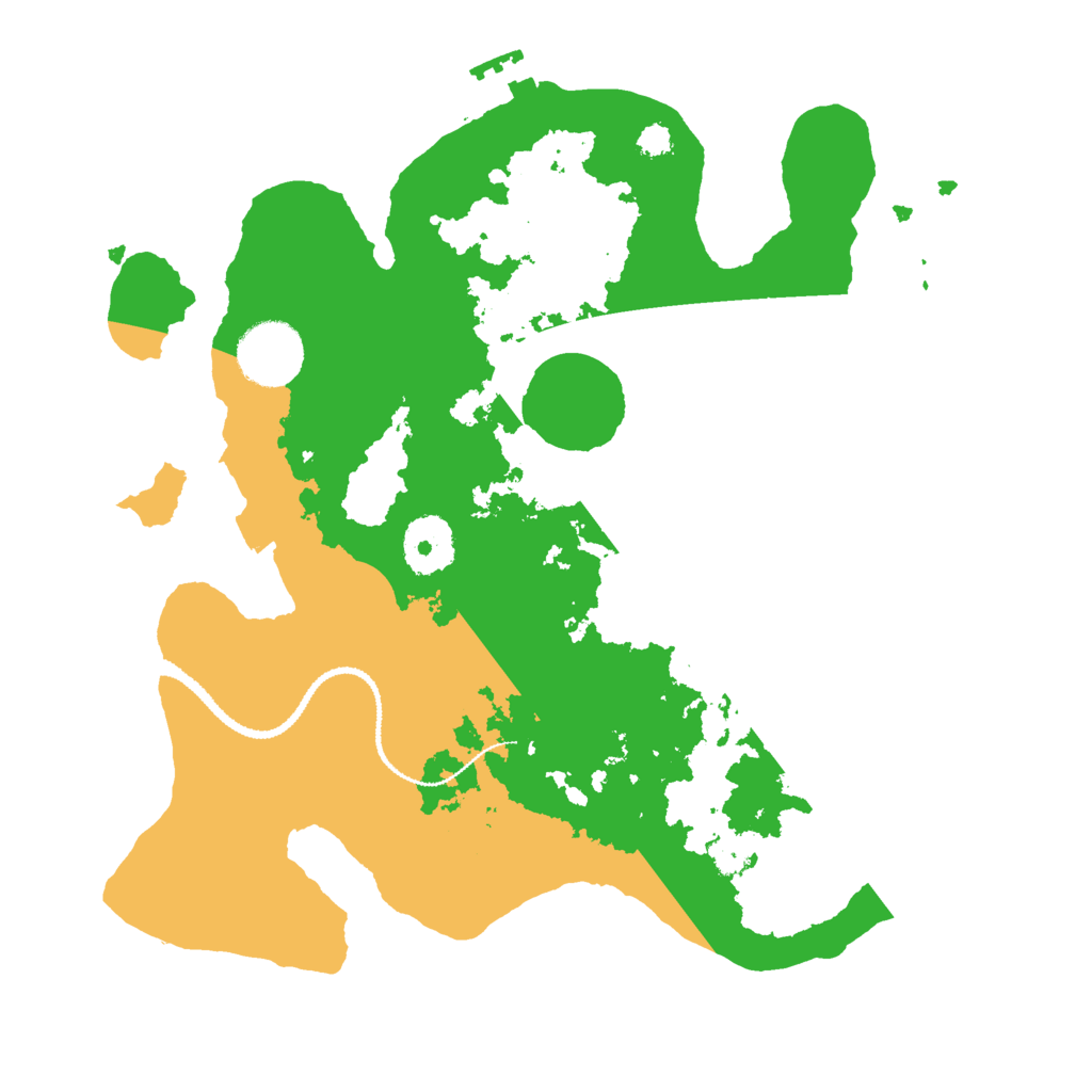 Biome Rust Map: Procedural Map, Size: 3000, Seed: 1735954830