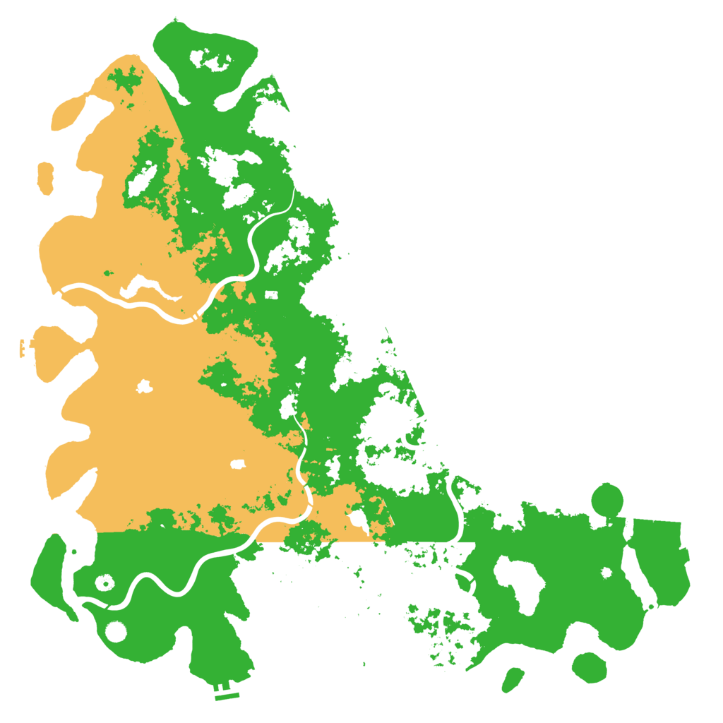Biome Rust Map: Procedural Map, Size: 6000, Seed: 1450235554