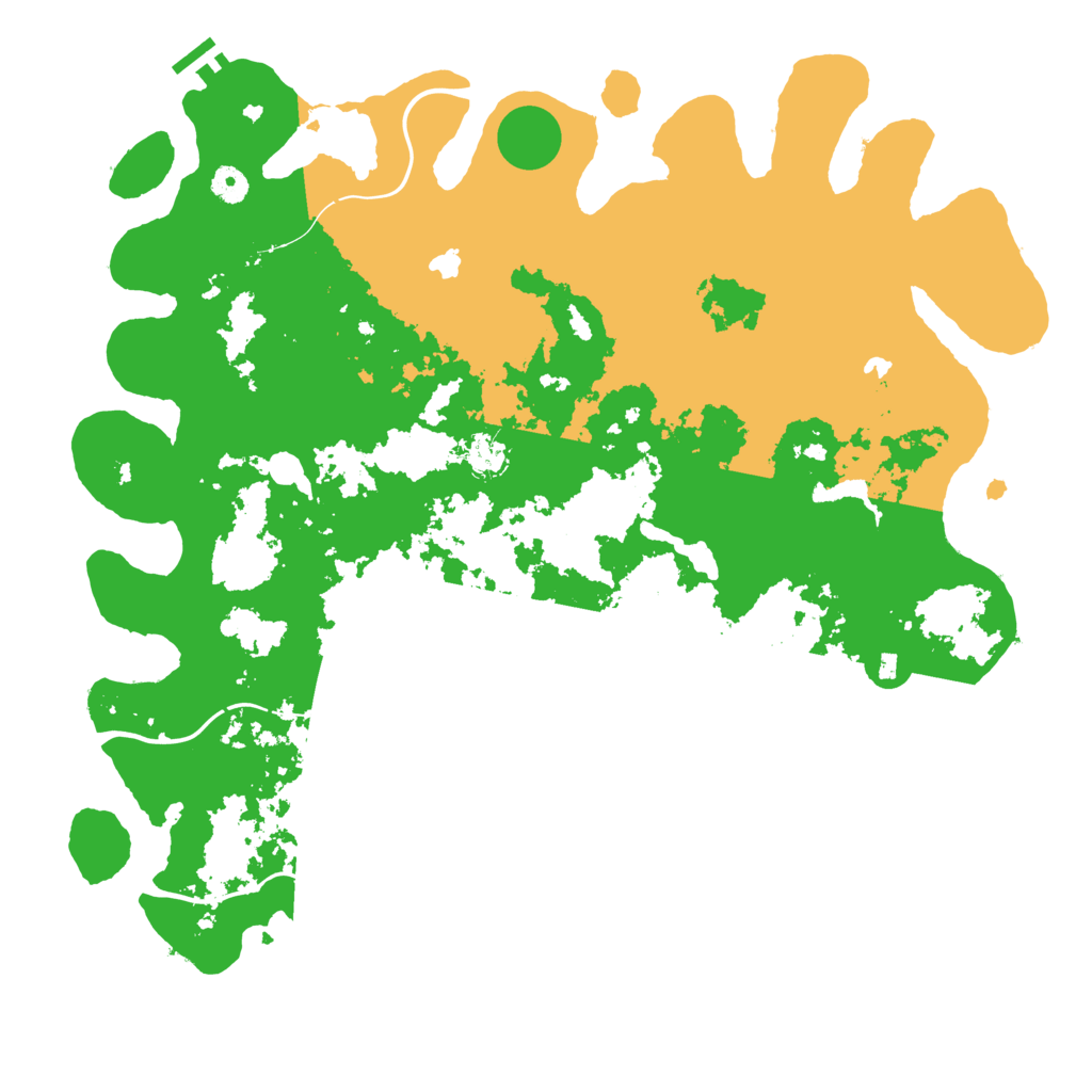 Biome Rust Map: Procedural Map, Size: 4500, Seed: 1740888678