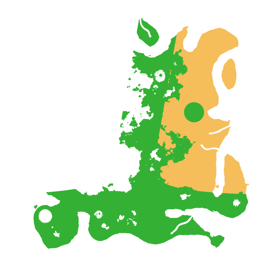 Biome Rust Map: Procedural Map, Size: 3500, Seed: 1477529245