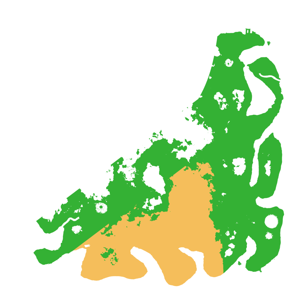 Biome Rust Map: Procedural Map, Size: 4000, Seed: 348187501