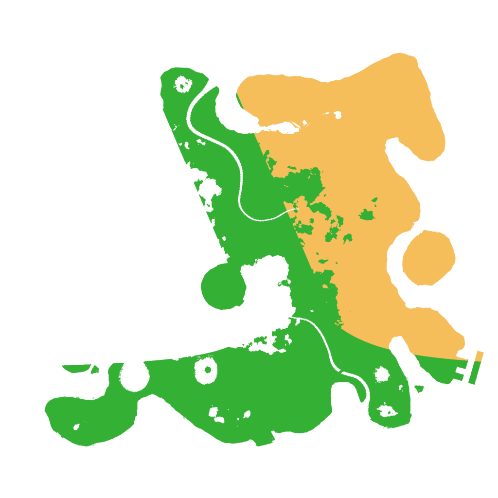 Biome Rust Map: Procedural Map, Size: 3000, Seed: 127854