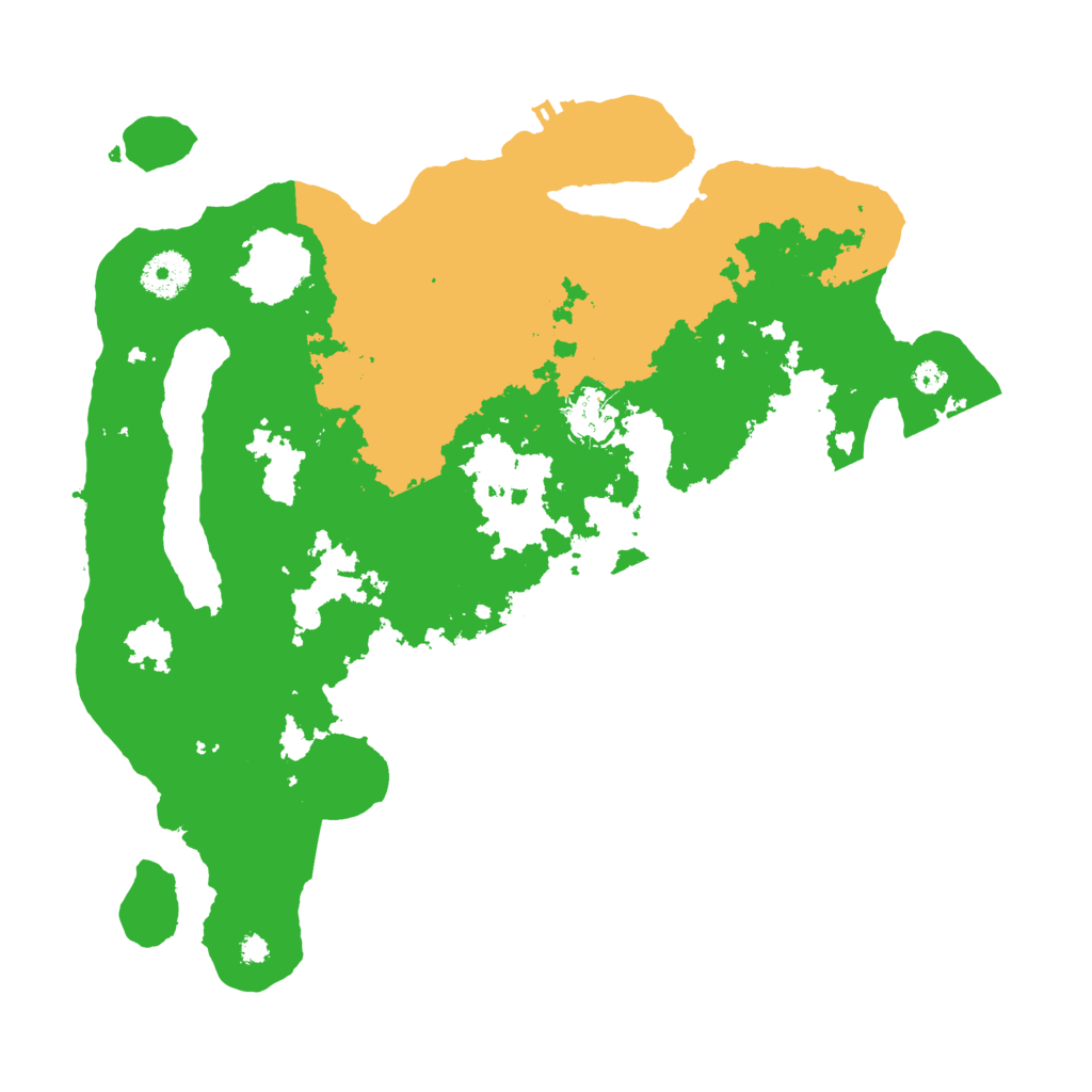 Biome Rust Map: Procedural Map, Size: 3500, Seed: 2019