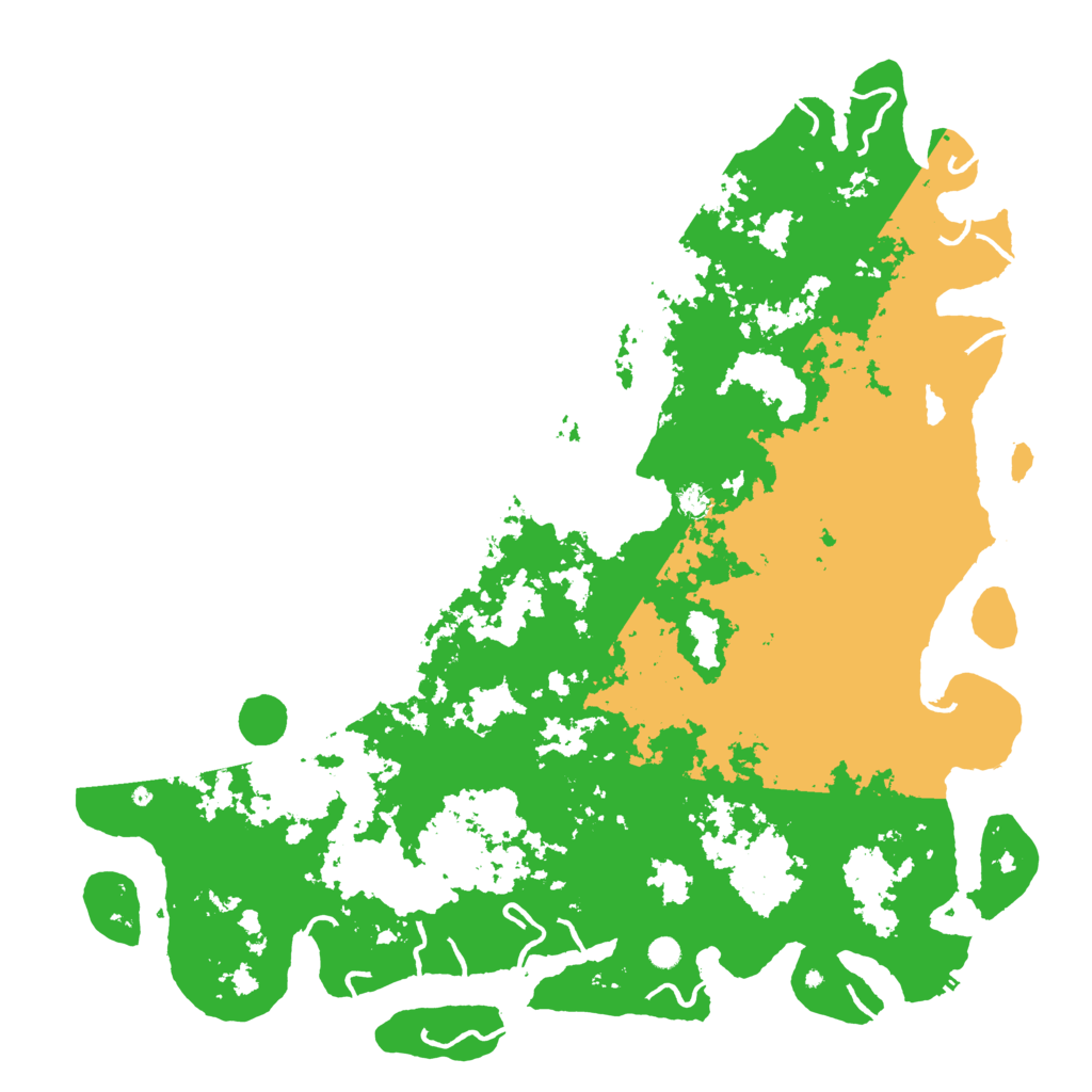 Biome Rust Map: Procedural Map, Size: 6000, Seed: 7896541