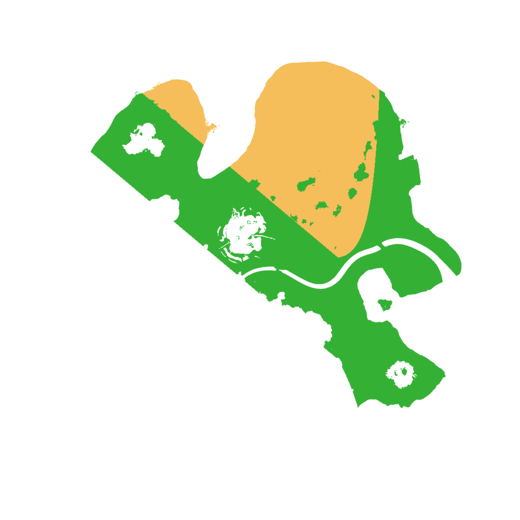 Biome Rust Map: Procedural Map, Size: 2000, Seed: 743033374