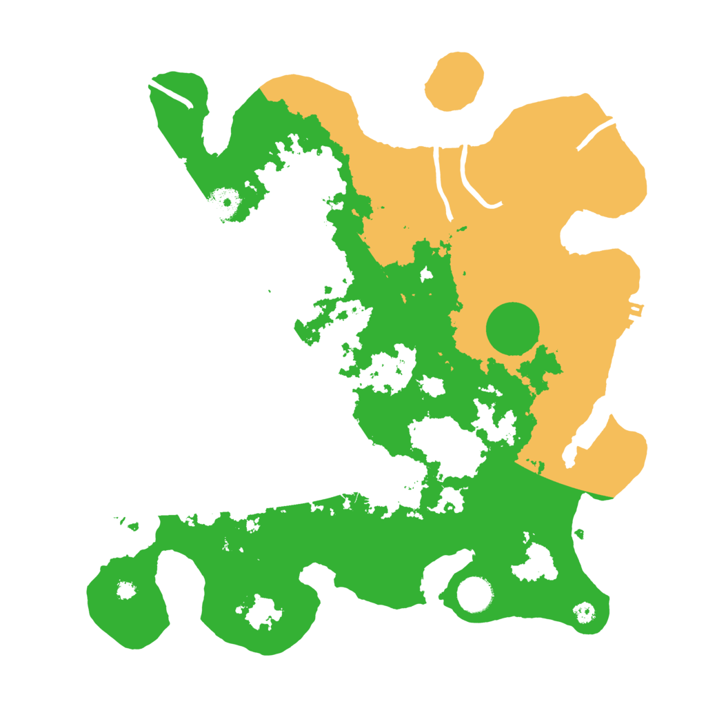 Biome Rust Map: Procedural Map, Size: 3500, Seed: 94380479
