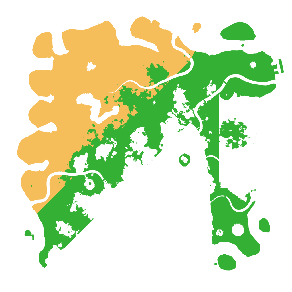 Biome Rust Map: Procedural Map, Size: 4200, Seed: 5195327