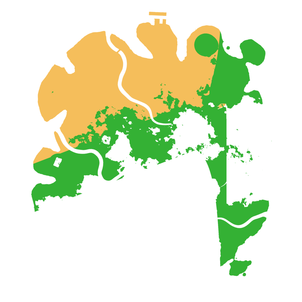 Biome Rust Map: Procedural Map, Size: 3500, Seed: 1278022778